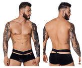 Pikante PIK 1096 Clandestine Samt-Badehose, Farbe Schwarz